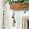 22" Metal Decorative Cow Bell with Jute Hanging Rope